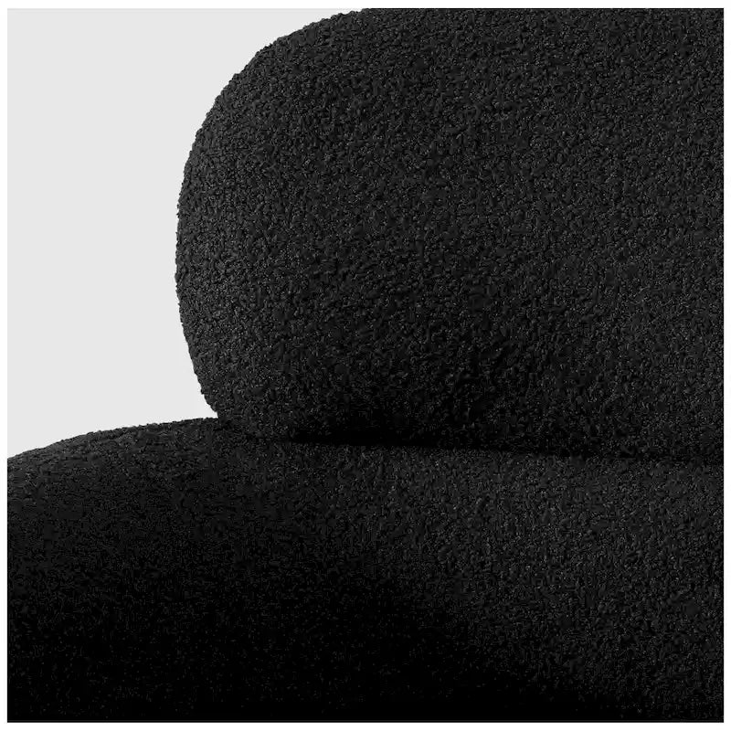 Fauteuil pivotant large en sherpa Bayville 29