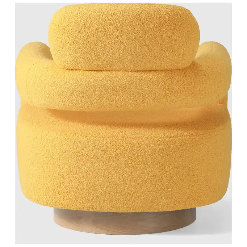 Fauteuil pivotant large en sherpa Bayville 29