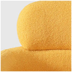 Fauteuil pivotant large en sherpa Bayville 29