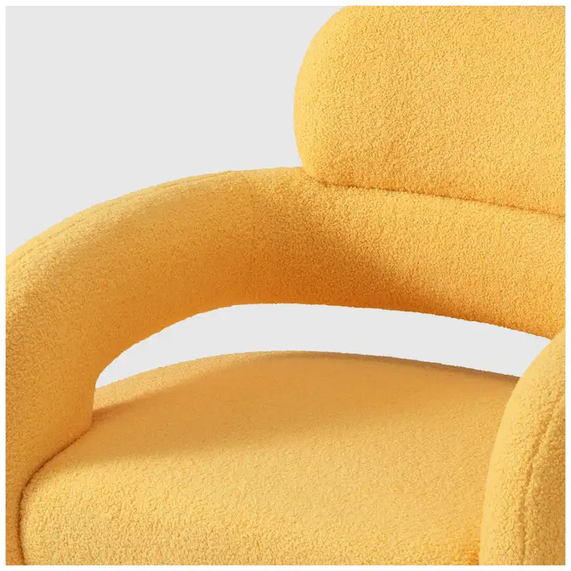 Fauteuil pivotant large en sherpa Bayville 29