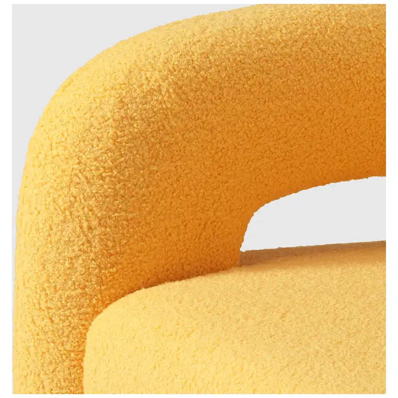 Fauteuil pivotant large en sherpa Bayville 29