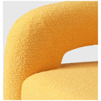 Fauteuil pivotant large en sherpa Bayville 29