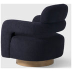 Fauteuil pivotant large en sherpa Bayville 29