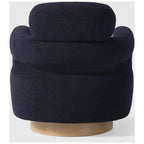 Fauteuil pivotant large en sherpa Bayville 29