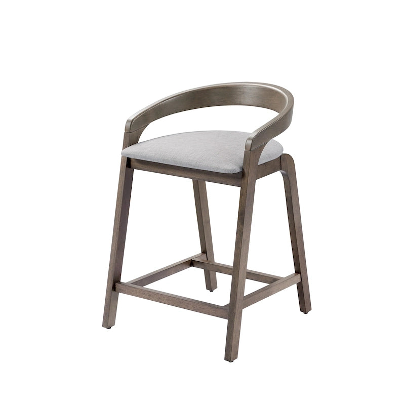 Lot de tabourets de bar en bois d'hévéa Callahan 25.25