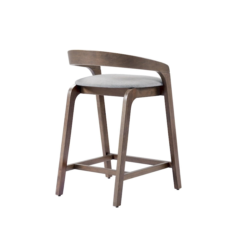 Lot de tabourets de bar en bois d'hévéa Callahan 25.25