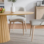 Dovelina 67 Table de salle à manger ovale pour 6 personnes, 3 options de couleur - 67x33.5x31