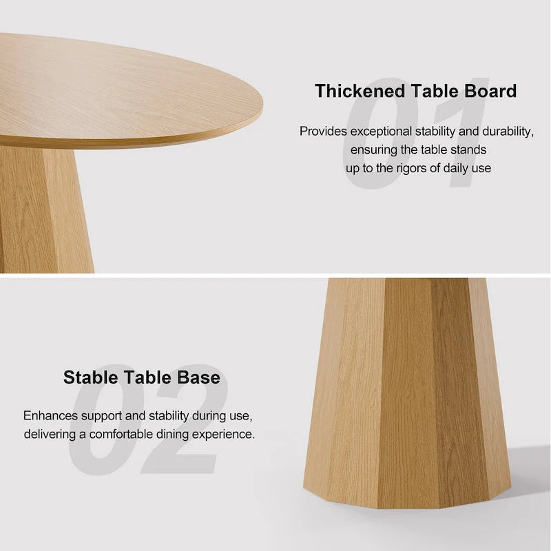 Dovelina 67 Table de salle à manger ovale pour 6 personnes, 3 options de couleur - 67x33.5x31