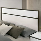 Ensemble de chambre Conjira moderne 3 pièces avec rangement en bois blanc