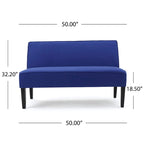 Causeuse en tissu Dejon