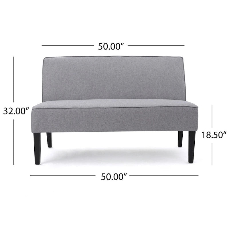 Causeuse en tissu Dejon
