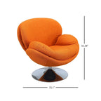 Fauteuil d'appoint Strand en tissu kaki