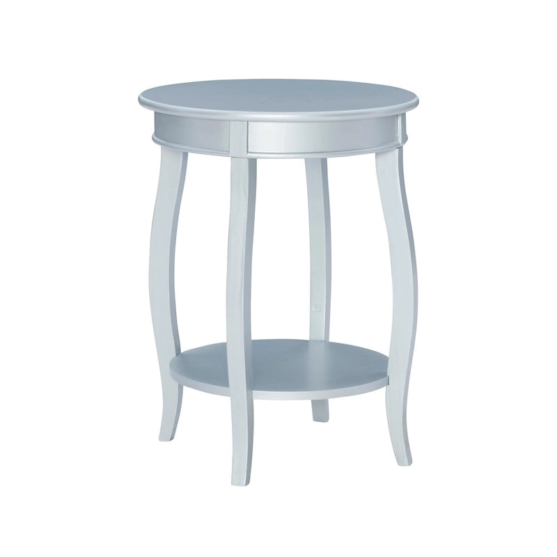Table ronde Pénélope avec étagère