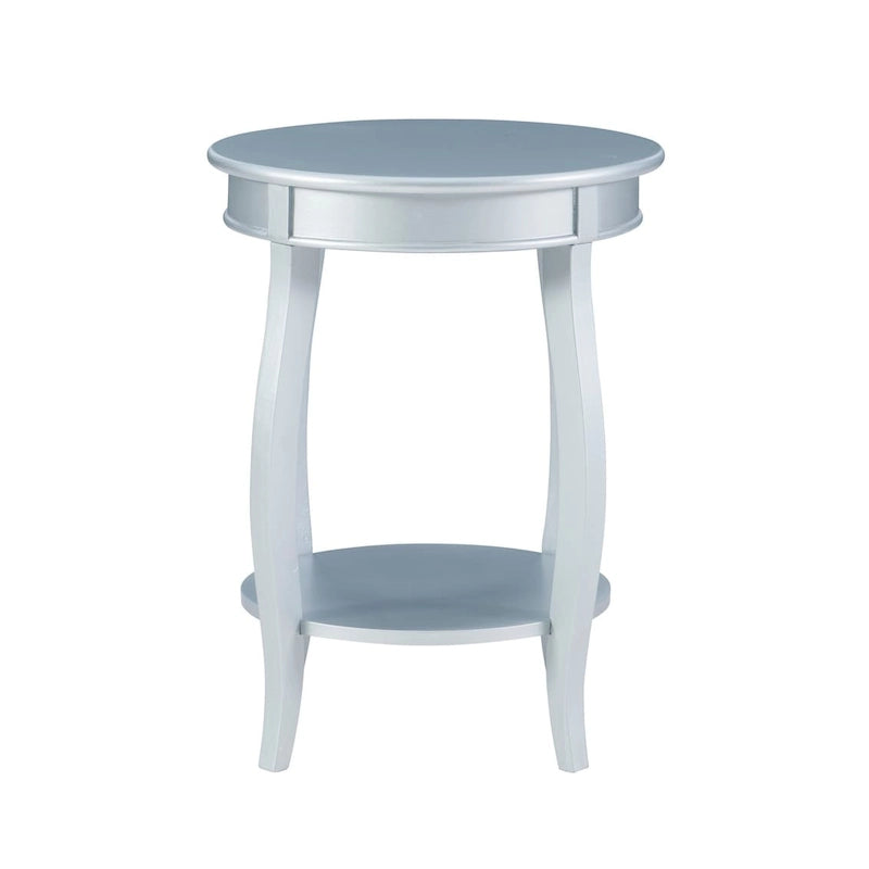 Table ronde Pénélope avec étagère