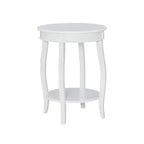 Table ronde Pénélope avec étagère