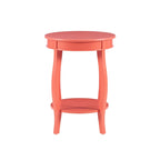 Table ronde Pénélope avec étagère