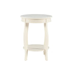 Table ronde Pénélope avec étagère