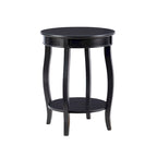 Table ronde Pénélope avec étagère