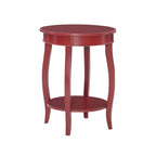 Table ronde Pénélope avec étagère