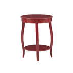 Table ronde Pénélope avec étagère