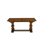 Ensemble table à manger avec table en bois et chaises en tissu de lin beige clair