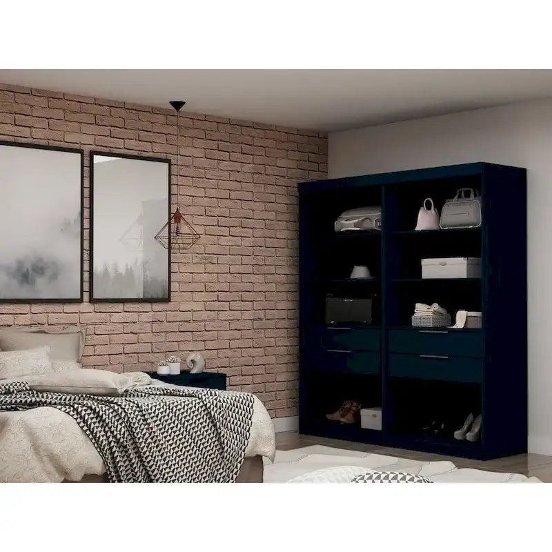 Placard/Armoire moderne Mulberry Open 2 Sectional