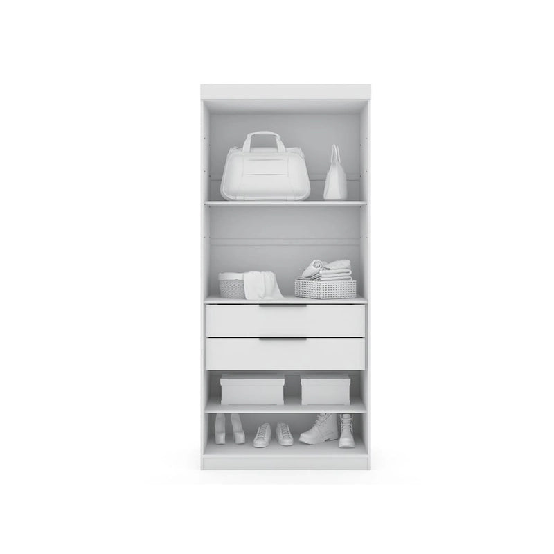 Placard/Armoire moderne Mulberry Open 2 Sectional
