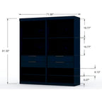 Placard/Armoire moderne Mulberry Open 2 Sectional
