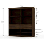 Placard/Armoire moderne Mulberry Open 2 Sectional