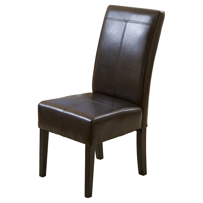 Chaises de salle à manger capitonnées avec motif en T Pertica (lot de 6)