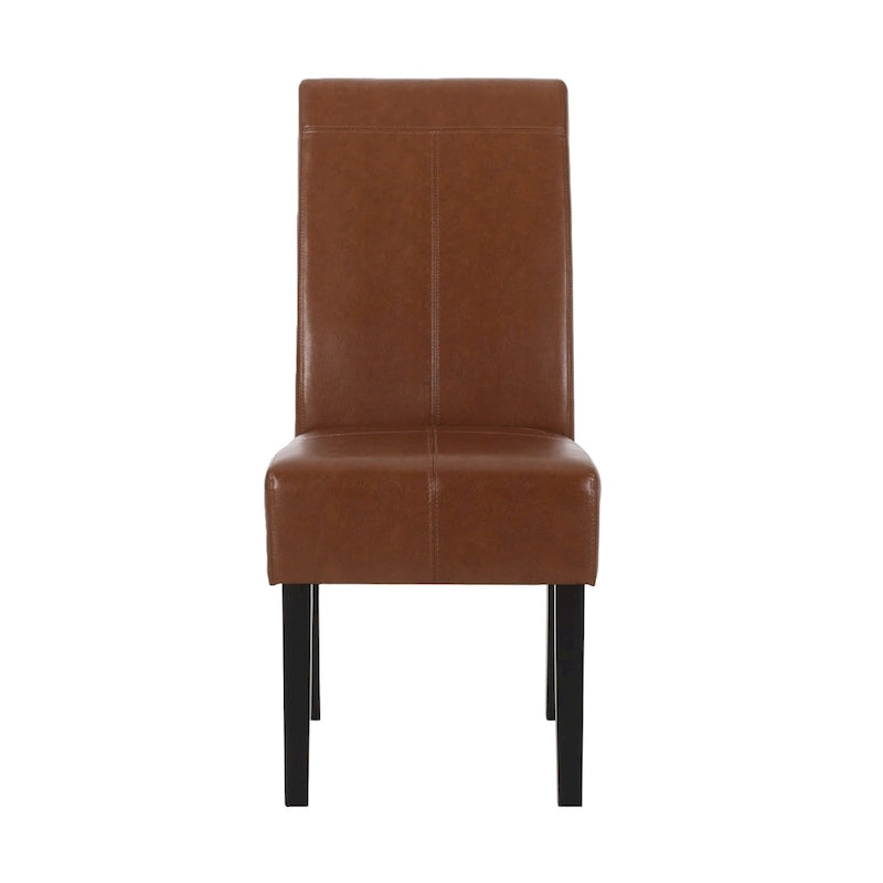 Chaises de salle à manger capitonnées avec motif en T Pertica (lot de 6)