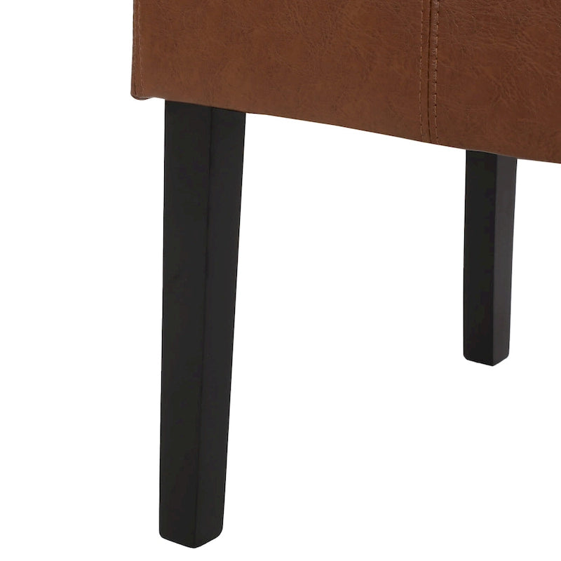 Chaises de salle à manger capitonnées avec motif en T Pertica (lot de 6)