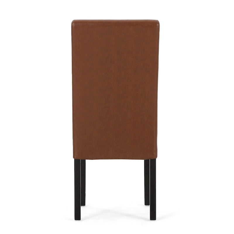 Chaises de salle à manger capitonnées avec motif en T Pertica (lot de 6)