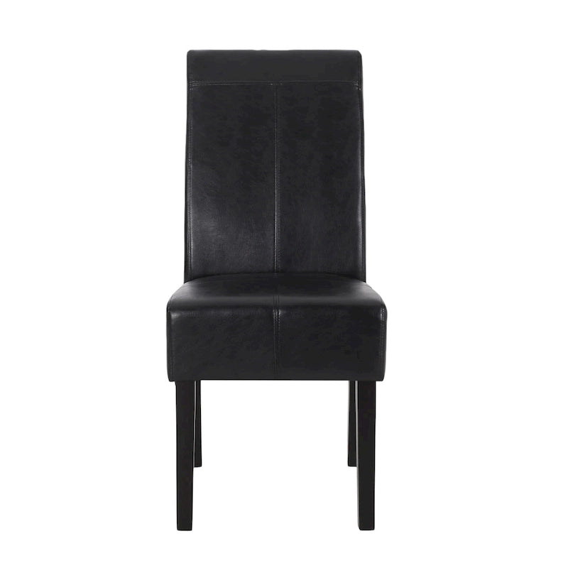 Chaises de salle à manger capitonnées avec motif en T Pertica (lot de 6)