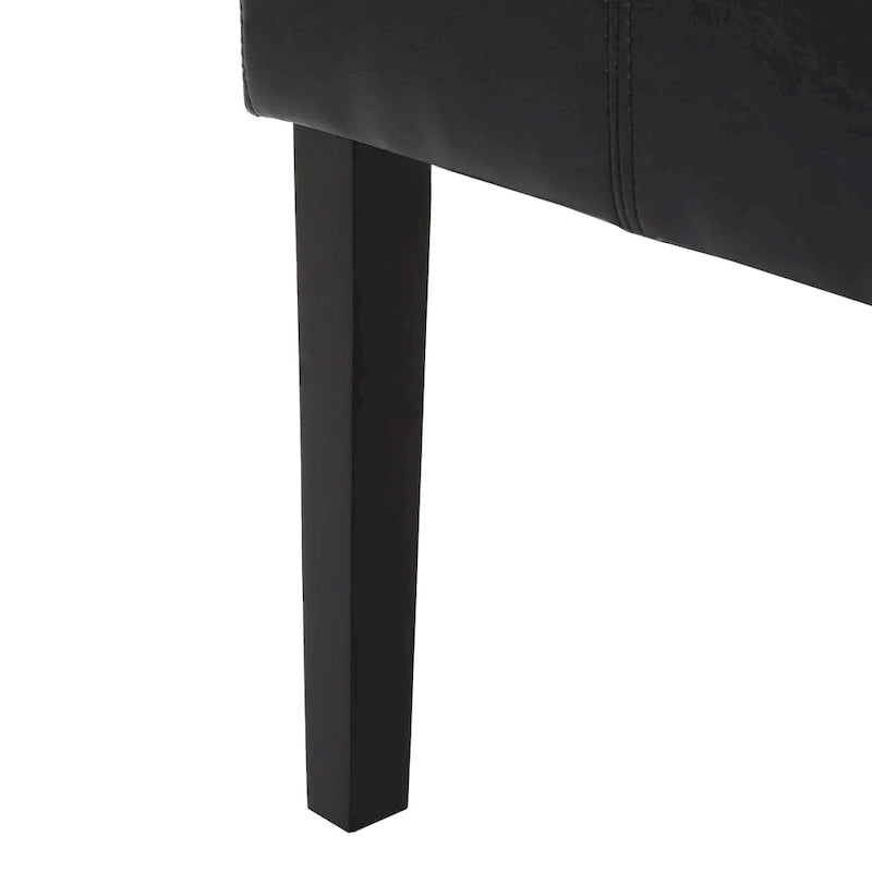 Chaises de salle à manger capitonnées avec motif en T Pertica (lot de 6)