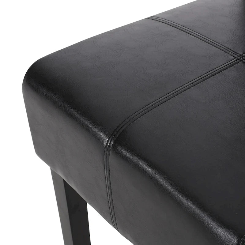 Chaises de salle à manger capitonnées avec motif en T Pertica (lot de 6)