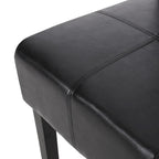 Chaises de salle à manger capitonnées avec motif en T Pertica (lot de 6)