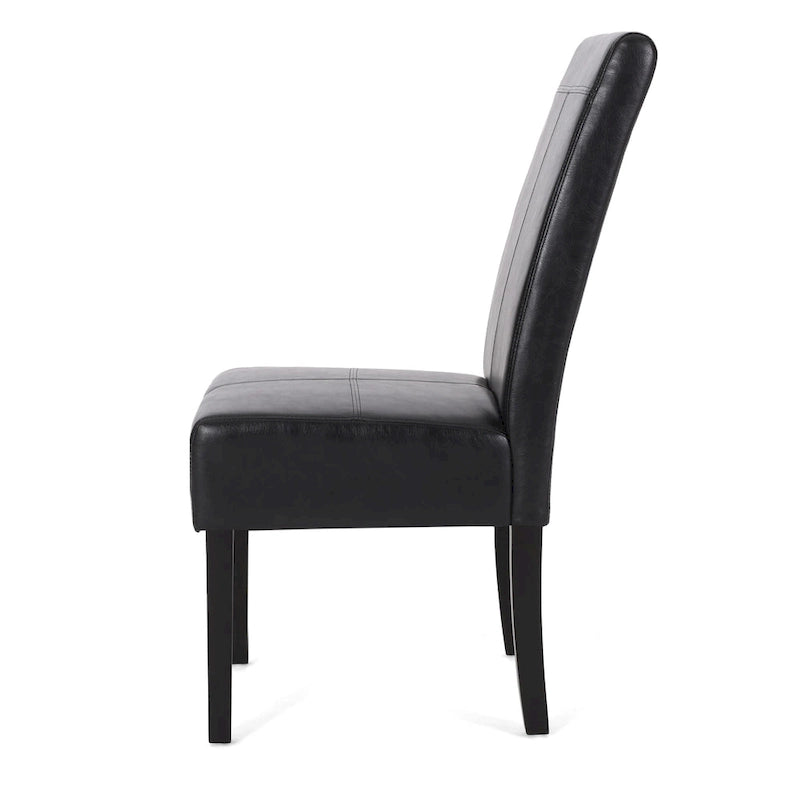 Chaises de salle à manger capitonnées avec motif en T Pertica (lot de 6)