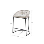 Tabouret de bar Carmel Woven 25
