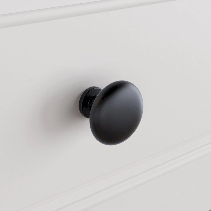 Commode haute 6 tiroirs avec cadre en bois robuste pour chambre à coucher