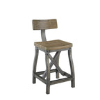 Tabouret de comptoir Lancaster avec dossier