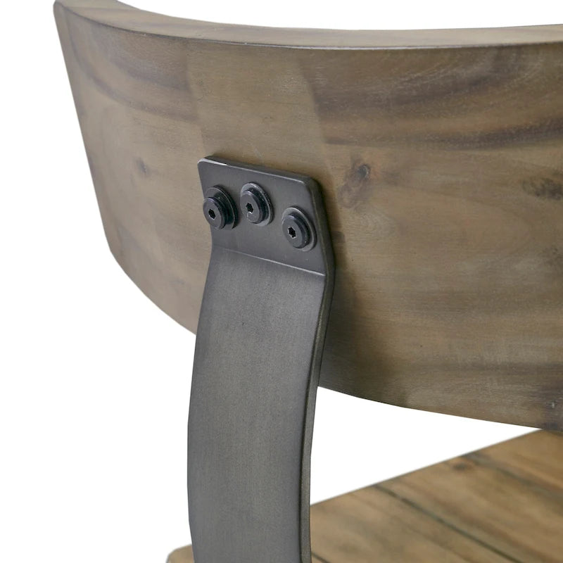 Tabouret de comptoir Lancaster avec dossier