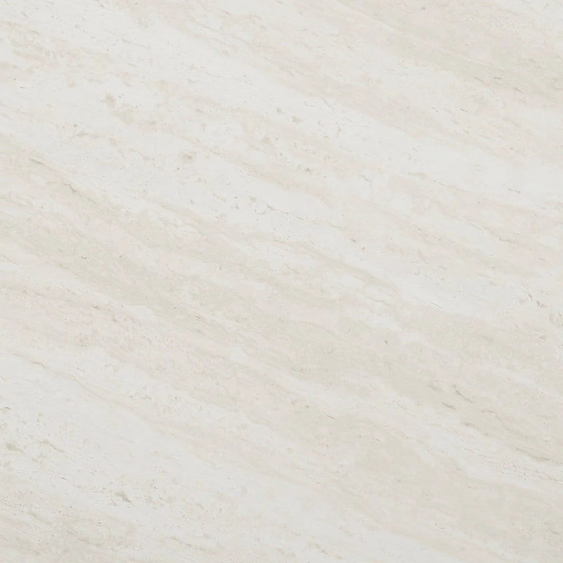 Table d'appoint ronde moderne Henderson en faux marbre avec piètement géométrique doré