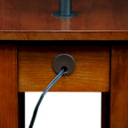 Table de lampe Mission en bois massif Leick Home