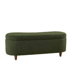 Banc de rangement Bailey Taupe Boucle à couvercle rabattable