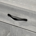 Bahut style porte de grange 32 po, meuble de rangement buffet, bar à café pour salon ou entrée