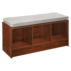 Banc de rangement 3 cubes Southbrook avec coussin gris