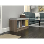 Banc de rangement 3 cubes Southbrook avec coussin gris