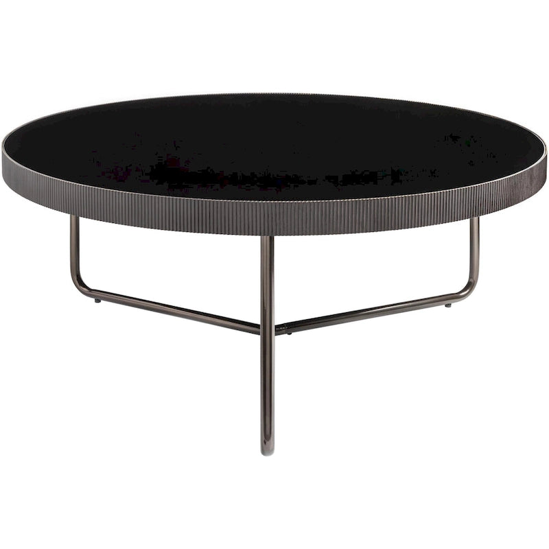 Table basse ronde fabriquée à la main Croyle