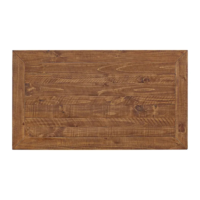 Table basse 2 tiroirs en bois massif Downington